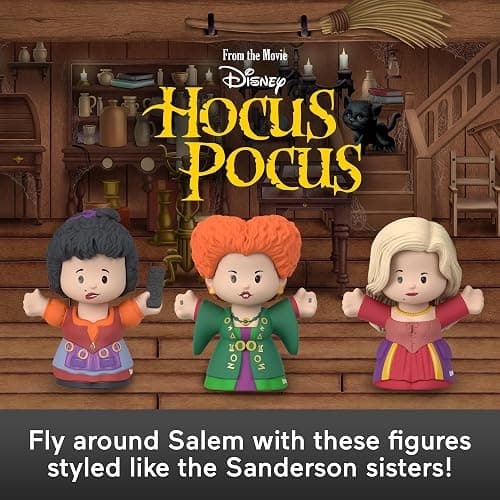 Little People Collector Disney Hocus Pocus Movie Special Edition Set for Adults & Fans, 3 Figures in a Display Package thumbnail 3