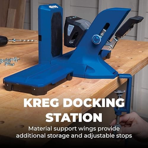 Kreg Tool KPHJ720PRO Pocket-Hole Jig 720PRO - Easy Clamping & Adjusting - Includes Durable Kreg Pocket-Hole Screws - For Materials 1/2" to 1 1/2" Thick thumbnail 2
