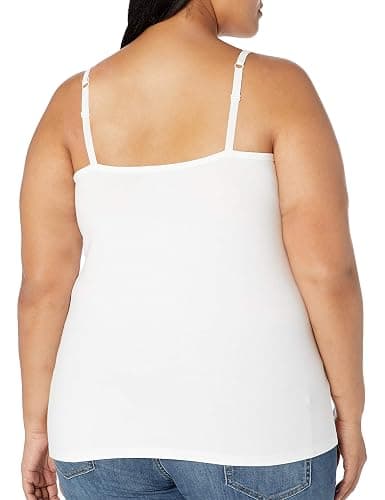 Amazon Essentials Women's Tank Top Camisole Pack, Plus Size, Pack of 2 thumbnail 5