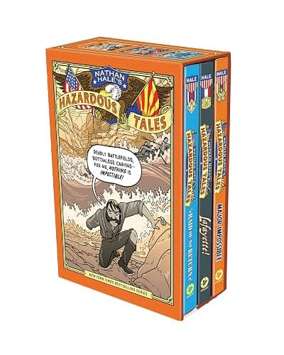 Nathan Hale's Hazardous Tales Third 3-Book Box Set: A Graphic Novel Collection - Image 1