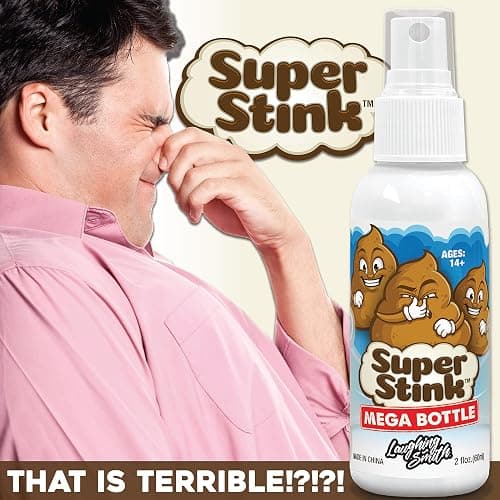 SUPER STINK (Mega Size 60ml) - Fart Spray - 'Insanely Strong' Extra Potent Stink - Fake Poop Smelling Prank Stuff - Smells Like Super 'Bad' Gas - Great Gag Gifts, Stocking Stuffers & Fun Party Favors thumbnail 5
