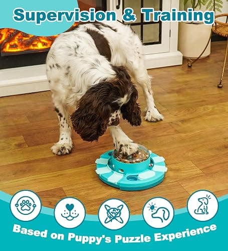 Aluckmao Dog Puzzle Toy, Food Treat Feeder, Mental Stimulation thumbnail 6