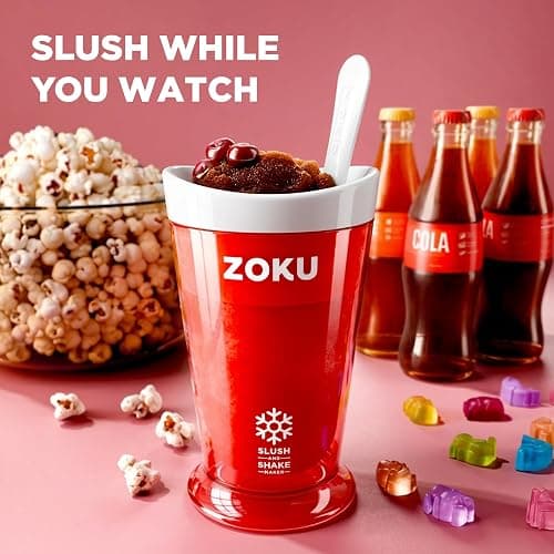 ZOKU Original Slush and Shake Maker, Compact Make and Serve Cup with Freezer Core Creates Single-Serving Smoothies, Slushies and Milkshakes in Minutes, BPA-free, Blue thumbnail 3