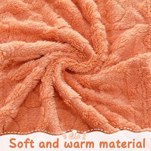 Hahafelt 12 Pcs Soft Fleece Puppy Blankets Pet Blanket for Small Dog Cat Kitten 23 x 16 Inches Washable Fluffy Flannel Blankets for Dogs Pet House Bed (Warm Colors) thumbnail 4