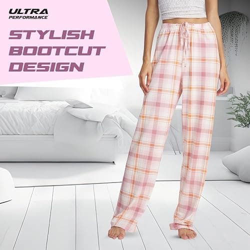 Ultra Performance Womens Pajama PJ Pants 3 Pack Lounge Bottoms Pajamas for Women (Avail in Plus Sizes) thumbnail 4