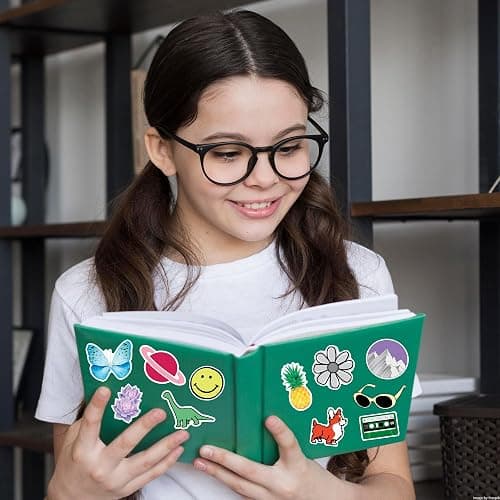 350 Pcs Cute Aesthetic Stickers for Adults Children Teens, Preppy Waterproof Vinyl Stickers for Laptop Luggage Suitcase Journal Skateboard Bike Skate Book Guitar Scrapbook Phone Cool for Girls Boys thumbnail 3