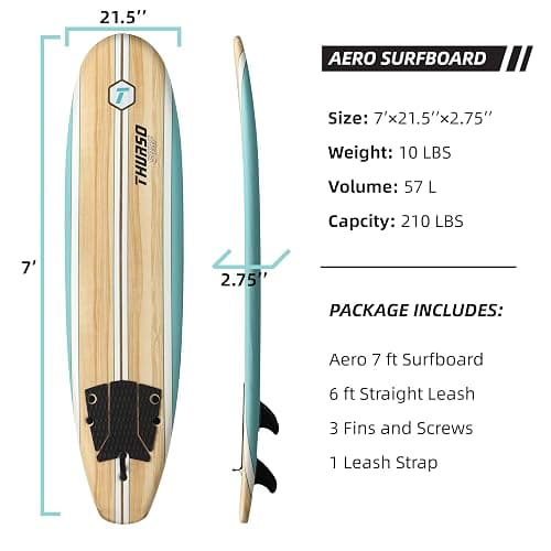 **Evie Pick leftover from birthday*** 7 Foot Foam Surfboard thumbnail 6
