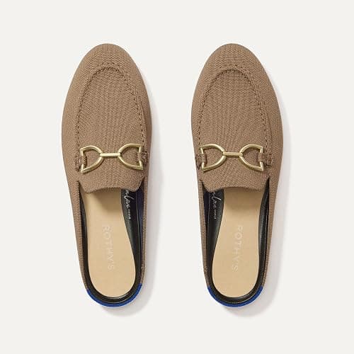 Rothy's The Double Bit Loafer Mule Women's Slip-On Shoes, Rounded-Toe Flats, Machine Washable thumbnail 3