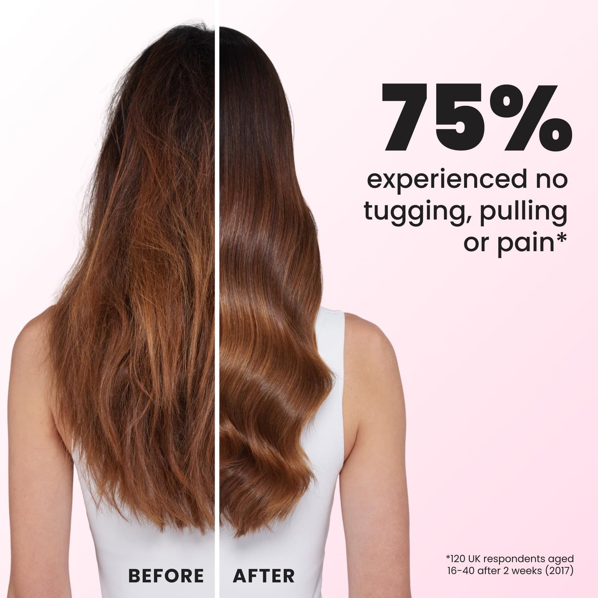 Tangle Teezer Wet Detangler Hairbrush - Millennial Pink thumbnail 6