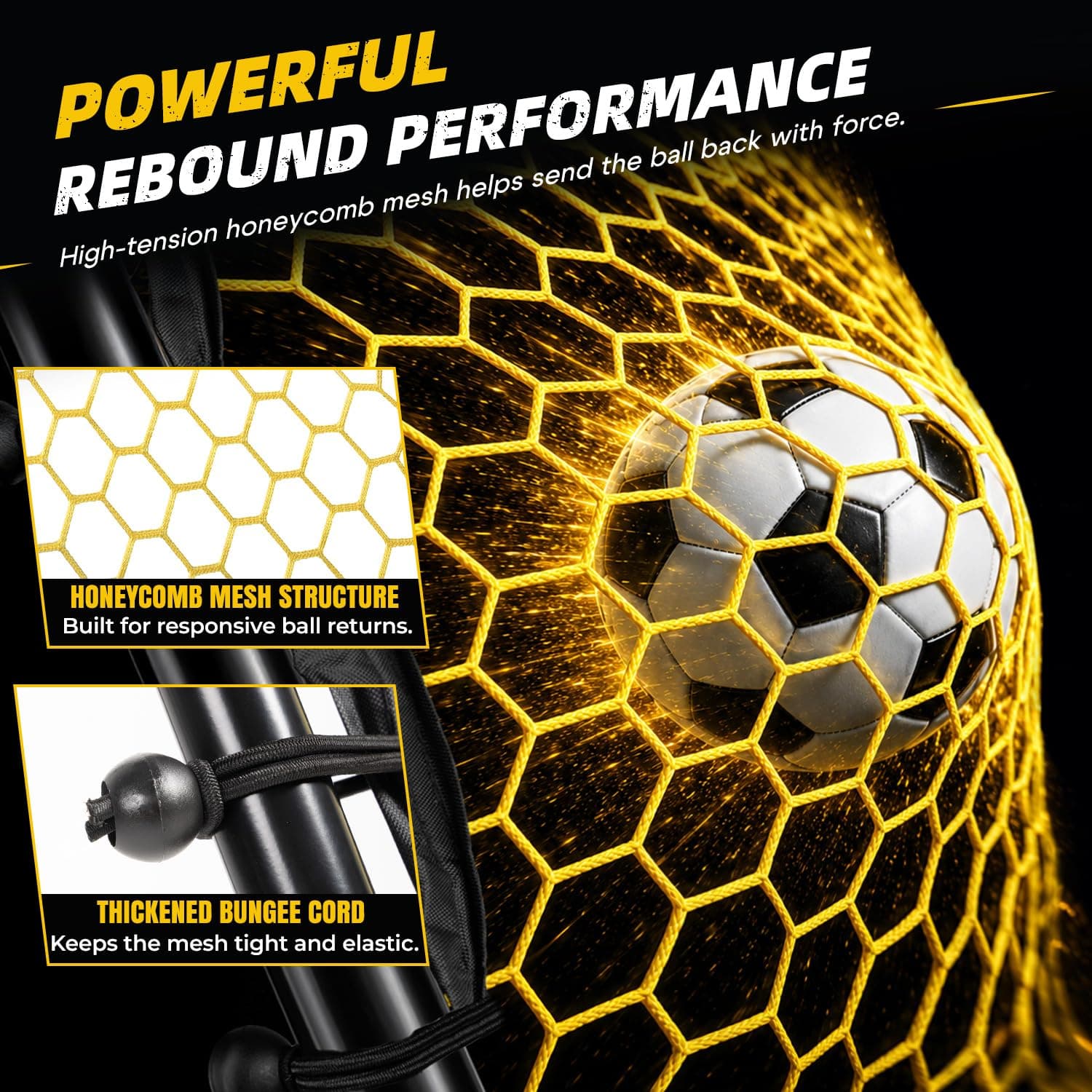 Happy Jump Portable Soccer Rebounder Net for Soccer Training Practice thumbnail 3