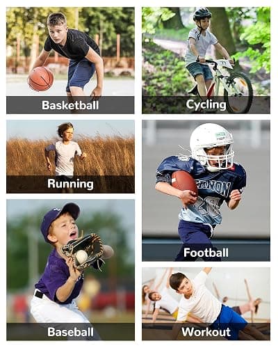 Runhit Boys Compression Shirt Short Sleeve Youth Basketball Undershirt Kids Quick Dry Athletic Base Layer T-Shirt thumbnail 5