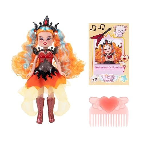Royale High 9” Fashion Doll - Emberlynn the Fire Fairy, Series 2 - Fairy Journal, Comb, and Virtual Item Code Included - Ages 5+ thumbnail 6