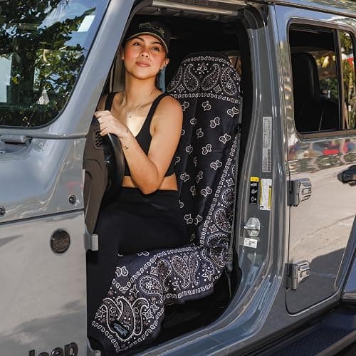 Sprints Athletic Running Towel, Full-Sized, Car Seat Cover - Performance Microfiber (Paisley Probs) thumbnail 8