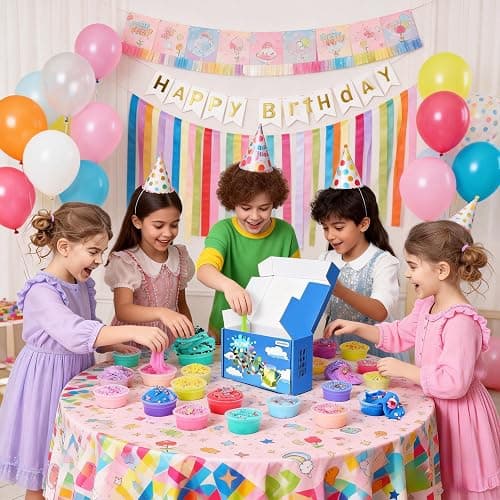 15Pack Butter Slime Kit with Scented DIY Slime for Girls and Boys, Super Soft, Non-Sticky Stress Relief Toy, Party Favors and Birthday Gift thumbnail 6