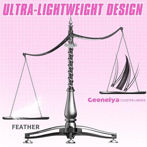 Geeneiya Manga Lashes Clusters Kit DIY Lash Extension, 8-18MM Invisible Lash Clusters, Soft Band Cluster Eyelash Extensions Kit with Waterproof Lash Bond and Seal, Lash Remover, Tweezers for Beginners thumbnail 5