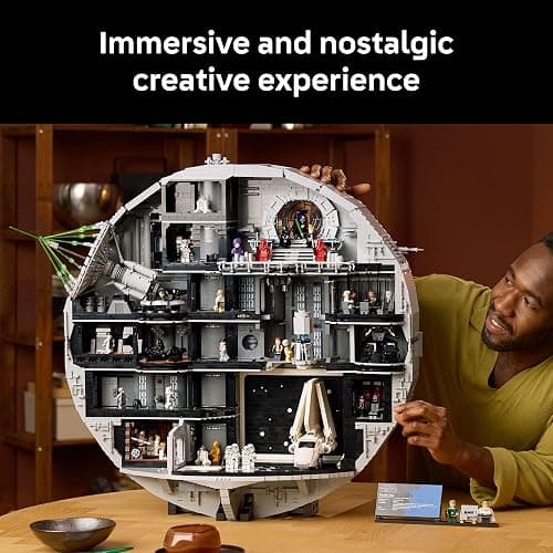 LEGO Star Wars Death Star Building Set for Adults, Ages 18+ - Collectible & Room Decor for Office, Bedroom, or Book Shelf - Fun Activity for Men, Women, & Movie Fans - Gift Idea for Birthdays - 75419 thumbnail 3