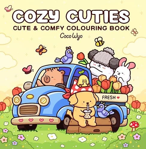 Cozy Cuties: A Cute and Comfy Colouring Book for All Ages (Coco Wyo) - Image 1