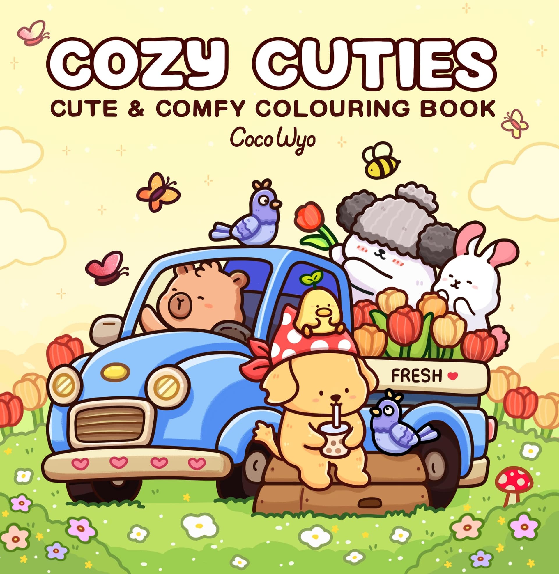 Cozy Cuties: A Cute and Comfy Colouring Book - Image 1