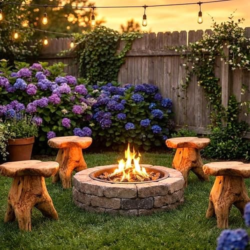 WELLAND Natural Cedar Stump Stool, Live Edge Mushroom Side Table, 14" H | Handcrafted from solid cedar with a live edge top and natural tree stump base thumbnail 11