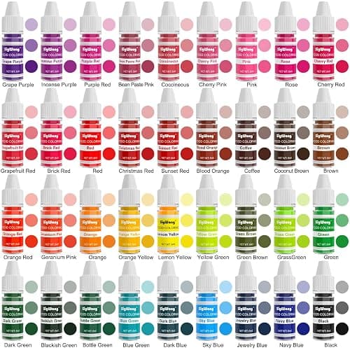 Food Coloring - 36 Color Concentrated Liquid Food Coloring Set - Neon Liquid Food Color Dye for Baking, Decorating, Icing, Cooking, Slime Making Kit and DIY Crafts, 6ml Bottles (0.25 Fl. Oz) thumbnail 2