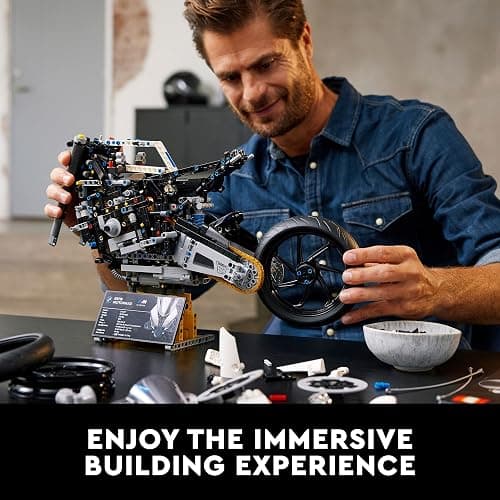 LEGO Technic BMW M 1000 RR 42130 Motorcycle Model Kit for Adults, Build and Display Set with Authentic Features, Motorcycle Gift Idea thumbnail 4