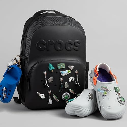 Crocs Classic Backpack, Personalize with Jibbitz Charms, Navy, One Size thumbnail 7