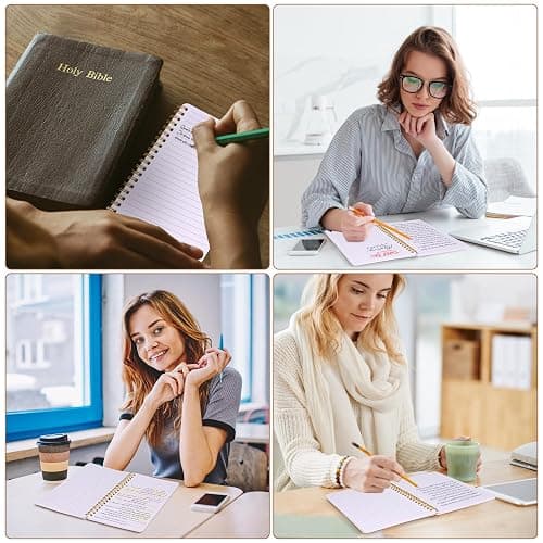 EHME EHME EHME 6 PCS Small Spiral Notebook 5x7, Cute Aesthetic Spiral Journal Note book for Women & Men, Spiral Bound Journals for Work School Note Taking Business, Journals for Writing 50 Sheets thumbnail 7