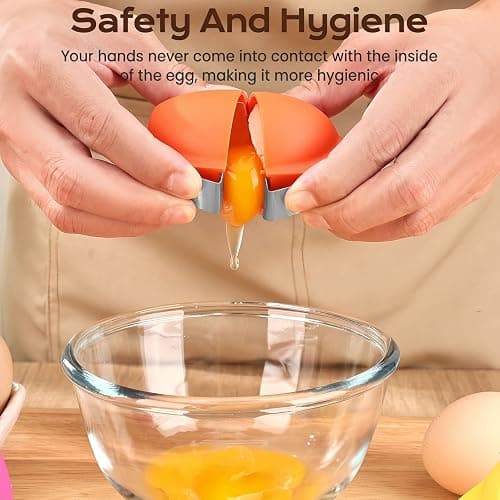 3Pcs Egg Shell Opener,2026 Upgrade Stainless Steel Egg Cracker Tool, Multifunctional Egg Shell Opener for Raw & Hard-Boiled Eggs, Handheld Kitchen Gadget for Easy Peeling & Separating thumbnail 7