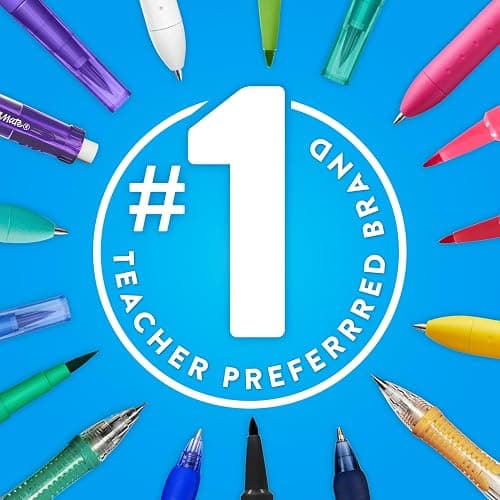 Paper Mate Flair Felt Tip Pens, Medium Point (0.7mm), Black, 12 Count - Teacher Supplies, Journaling, Note-Taking, Writing thumbnail 7