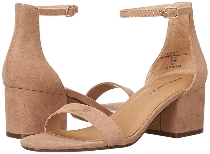 Amazon Essentials Women's Two Strap Heeled Sandal thumbnail 7