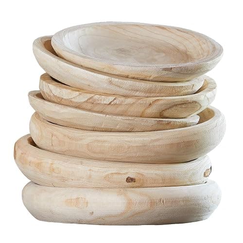 Santa Barbara Design Studio Natural - Large - Paulownia Wood Bowl thumbnail 4