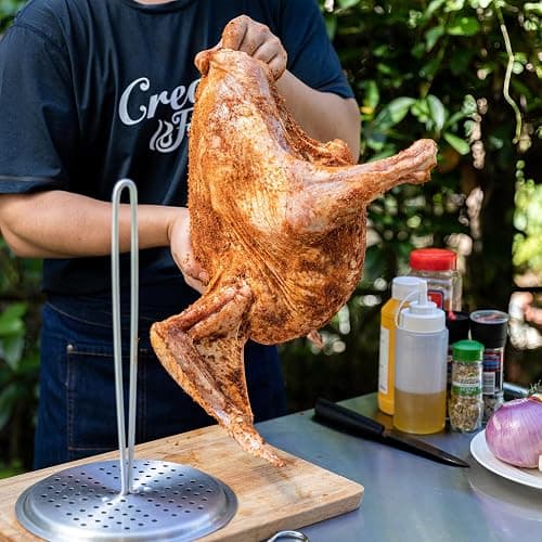 CreoleFeast TFS3010 Propane 30 Qt. Turkey and 10 Qt. Fish Fryer Boiler Steamer Set, 50,000 BTU Burner, Ideal for Outdoor Cooking thumbnail 2