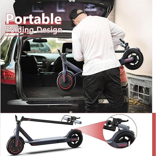 MAXSHOT Electric Scooter for Adults, 8.5/10/14" Tires, 19/22Mph, 350W/500W Motor, 21-28 Miles Range, Folding E-Scooter with Dual Suspension,APP(V1/SPRO/MAX/PRO/X1/X1PRO/PR) thumbnail 4