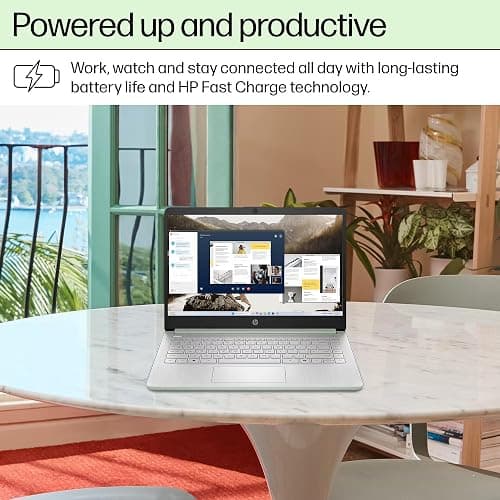 HP 14 Laptop Student Business 2025 Flagship Computer, AI Copilot, 4-Core 13th Gen Intel CPU, 16GB RAM 628GB Storage (128GB UFS+ 500GB Ext), 1-Yr Office 365, Long Battery HubxcelAccessory Win 11S Green thumbnail 8