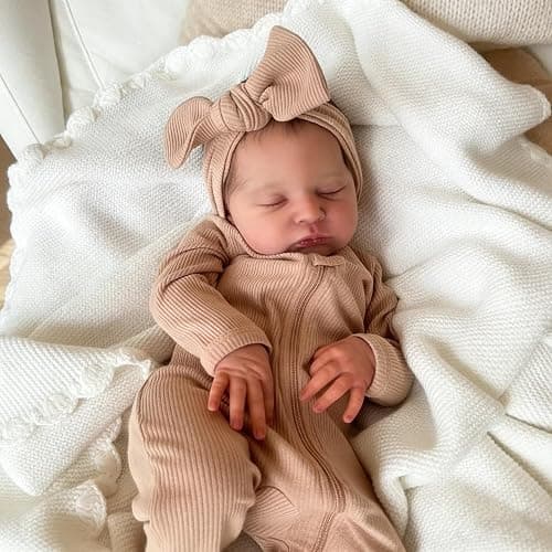 Zero Pam Realisitc Reborn Baby Dolls 19 Inches Silicone Baby Doll with Soft Cloth Body, Lifelike Babys Doll Girl,Real Life Reborn Dolls That Look Real Newborn Babies with Accessories thumbnail 7