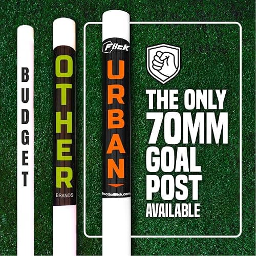 FLICK Match Grade Soccer Goal | All Weather, Ultra Thick Goal Post | 6 x 4ft or 12 x 6ft | Easy Assembly | Backyards or Clubs thumbnail 5