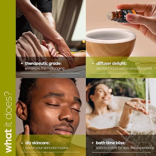 ArtNaturals Aromatherapy Top-6 Essential Oil Set - (6 x 10ml Bottles) - 100% Pure of The Highest Therapeutic Grade - Premium Gift Set – Lavender, Peppermint, Tea Tree, Eucalyptus thumbnail 3