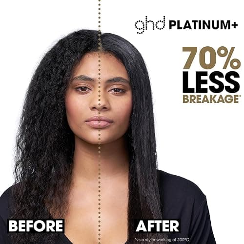 ghd Platinum+ Styler 1" Flat Iron Hair Straightener, Ceramic Straightening Iron Professional Hair Styling Tool for Stronger Hair, More Shine, & More Color Protection thumbnail 4