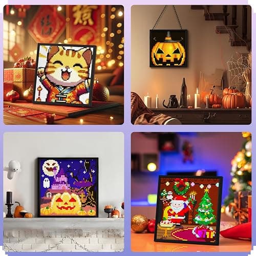 Divoom Pixoo-64 WiFi Pixel Art Display mit einem 64x64 LED Panel, einzigartige Beleuchtungsdekoration mit App-Steuerung thumbnail 6