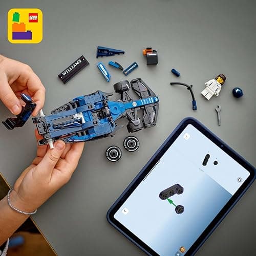 LEGO Speed Champions Voiture F1 Williams Racing FW46 - Jeu de Construction avec véhicule de Course - Minifigurine Collector de Pilote de Formule 1 - Maquette pour garçons et Filles dès 10 Ans 77249 thumbnail 6