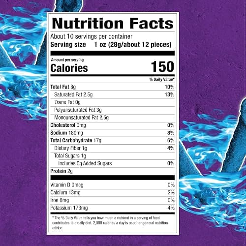 Takis Blue Heat Rolled Tortilla Chips, Hot Chili Pepper Artificially Flavored, 9.9 Ounce Bag thumbnail 2