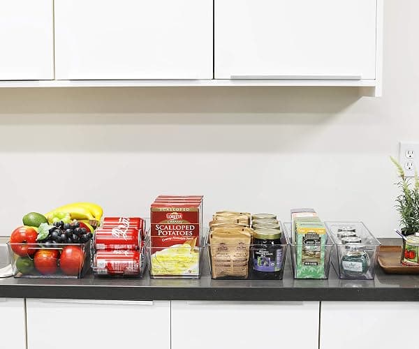 Simple Houseware Refrigerator Storage Organizer Bins, Assorted Set of 6 thumbnail 6