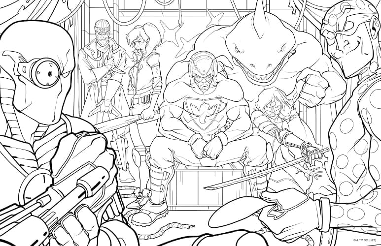 DC Super-Villains: The Official Coloring Book thumbnail 2