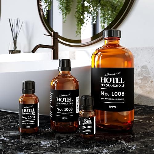 AirScent Hotel Diffuser Oil No. 1008 - White Tea, Aloe Vera & Sandalwood - Hotel Scent Dupe - Premium Fragrance Oil for Ultrasonic and Waterless Diffusers and Crafting - 30 mL, 1 fl oz Bottle thumbnail 3