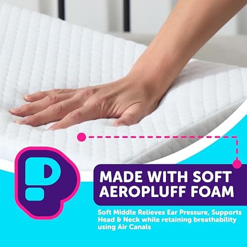 Pillow Cube Side Cube - 5" Cube Pillows for Side Sleepers, Cooling Memory Foam Pillows for Neck and Shoulder Pain - King, Queen, Twin 24"x12"x5" thumbnail 2