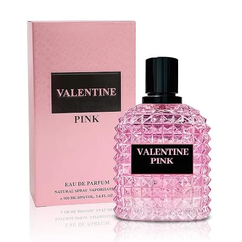 A CENTER Valentine Pink Perfume for Women, Floral Notes Eau de Parfum Spray Casual Daily Cologne 3.4 Fluid Ounce/100Ml Women Fragrance Daytime & Casual Use, for all Skin Types - Image 1