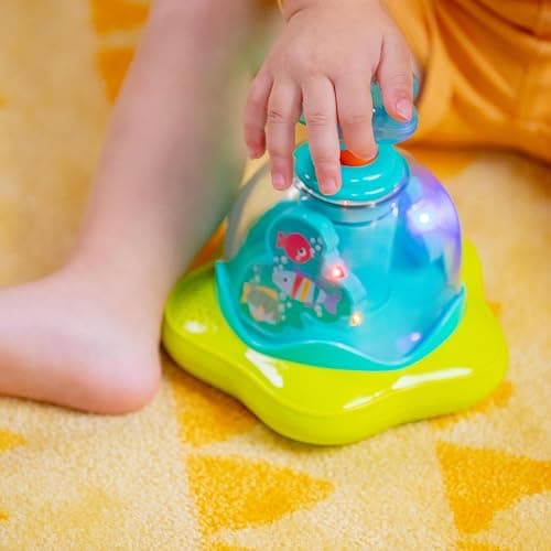Bright Starts Press & Glow Spinner Cause and Effect Musical Baby Toy, Age 6 Months+ thumbnail 10