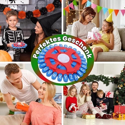 Asslye RASENDE WÖRTER Spiel mit 26 Tasten - Wortspiel Buchstaben Drücken mit Timer, Familienspiele Brettspiele Partyspiele für Kinder und Erwachsene, 2–8 Spieler (26 Tasten) thumbnail 6
