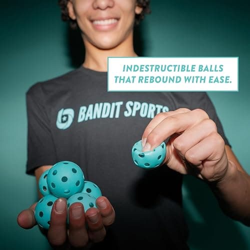 Bandit Sports Mini Tee Popper and Mini Popper Ball Pack Bundle, 12 Pack of Balls thumbnail 7