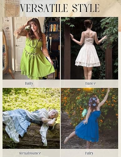 Scarlet Darkness Corset Mini Dress for Women Teens Fairy Chiffon Sundress Graduation Dresses thumbnail 7